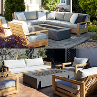 CRUISE 1250*758*290mm ensembles de chauffage de jardin extérieur de haute qualité en acier grand Rectangle Propane Table de foyer au gaz naturel