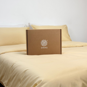 Pronto para enviar Silky 65% Bambu 35% Algodão 400T <span class=keywords><strong>Bed</strong></span> Sheets & Duvet Cover Set Clássico Tecido Expedição instantânea - Product Image 5