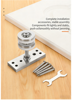 Roulette universelle robuste pour porte coulissante, nouvelle conception pliable multi-angle, style moderne, roue à gorge suspendue pour applications hôtelières