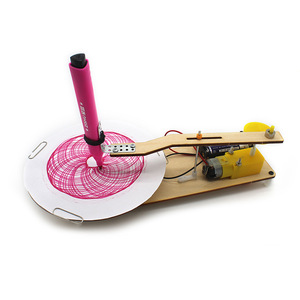 Ensemble de jouets à dessiner en bois, thème robot électrique, pour enfants de 8 à 13 ans, kit de modèles éducatifs scientifiques - Product Image 4