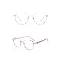 Gafas Ópticas Metálicas Hechas a Mano de Alta Gama Personalizables, Monturas de Gafas de Aro Completo Ligeras de Alta Calidad para Uso Diario OEM/ODM