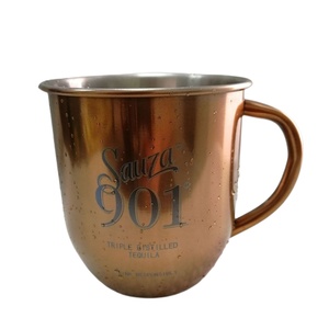 Offre Spéciale 1 litre Style classique allemand bière tasse café cuivre plaqué acier inoxydable tasse <span class=keywords><strong>L</strong></span> 304/ 326 baril stainly Stein - Product Image 1