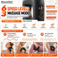 Anneau de massage fascial pour la récupération musculaire, appareil de massage corporel à modes de vibration réglables pour les soins quotidiens du corps