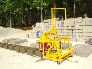 SHIYUE QMJ2 45 Mobile Mini Portable Block Making Machine Engine Easy Operation Manual Hydraulic Hollow <b>Brick</b> <b>Maker</b> - Product Image 3