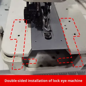 Thước đo định vị ± 0.1mm cho 781 JUKI/1790 Anh-công cụ hướng dẫn khuy áo có thể điều chỉnh công nghiệp với đế chống trượt - Product Image 5