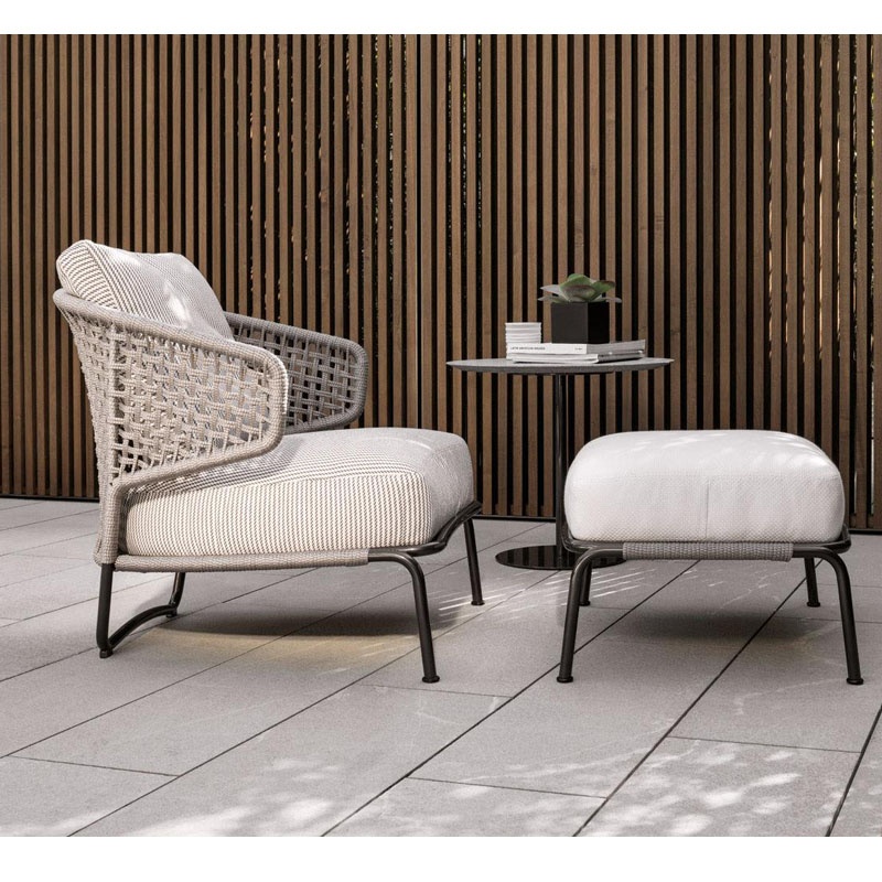 Modern new arrival outdoor furniture rope patio garden chairs