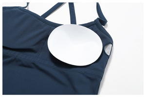 <span class=keywords><strong>Ropa</strong></span> Deportiva de secado rápido <span class=keywords><strong>Fitness</strong></span> Top para usar Running Strappy Sports Bra Soft Support Compresión Yoga <span class=keywords><strong>Sexy</strong></span> Sports Bra - Product Image 6