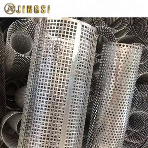 Lỗ nhỏ thép không gỉ đục lỗ tấm kim loại bảo vệ màn hình mở rộng kim loại lọc xi lanh lưới vuông màn hình - Product Image 4