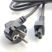 1m noir ENEC KEMA l'ue c5 poêle électrique cordon d'alimentation H05VV-F 3G * 0.75mm2