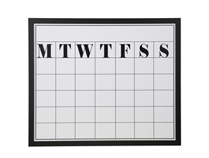 Pizarra <span class=keywords><strong>de</strong></span> Corcho y Metal Combinada con Ganchos para Llaves y Planificador Semanal - Product Image 3