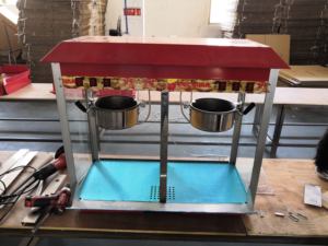 เครื่องทำป๊อปคอร์นแบบสองหัว ความจุขนาดใหญ่ สำหรับโรงภาพยนตร์และงานจัดเลี้ยง ขายดีจากโรงงาน - Product Image 2