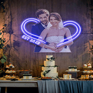 Décoration de fête de mariage, éclairage LED, panneau lumineux, décoration murale de fête, éclairage LED de fête, décoration pour votre cérémonie de fête - Product Image 3