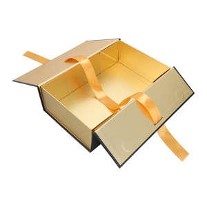 Customized Luxury Gift <b>Box</b> Custom Magnetic <b>Box</b> Handmade Cosmetic Product Packaging <b>Box</b> with Ribbon - Product Image 2