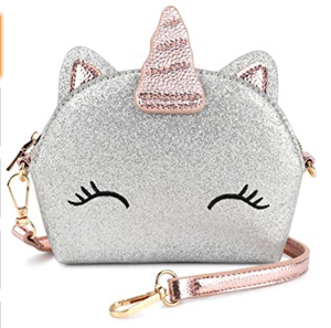 New Design Unicorn Gifts Kids Purse for Little Girls <strong>Sequin</strong> Glitter Crossbody Shoulder <strong>Handbag</strong> for Little fashionistas - Product Image 6
