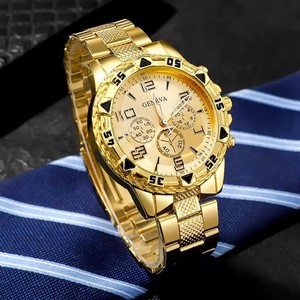 Cross-border <b>men's</b> business <b>watch</b> with steel strap, quartz movement, multi-functional digital scale <b>watch</b>, hollow design - Product Image 6
