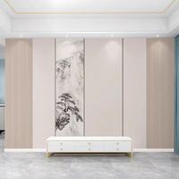 Panneau mural en bois grainé, revêtement en placage de bois pour la décoration intérieure, rénovation de pièce