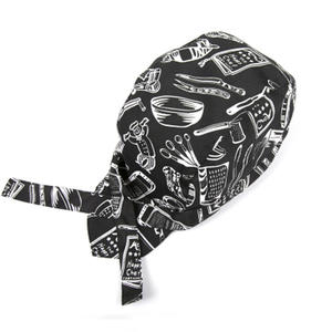 Sombrero de chef Sombrero de trabajo de cocina de hotel para hombres y mujeres Sombrero de pirata pañuelo Hotel comida rápida <span class=keywords><strong>restaurante</strong></span> cocina sombrero especial - Product Image 3