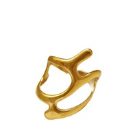 Bagues de couleur or minimalistes pour femmes mode créative creuse irrégulière géométrique fête d'anniversaire bijoux cadeaux