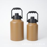 Vaso Térmico de Gran Capacidad con Asa, de Acero Inoxidable 304, Doble Pared, Aislado, Mate, Jumbo, para Exteriores, Sellado al Vacío, MOQ Bajo