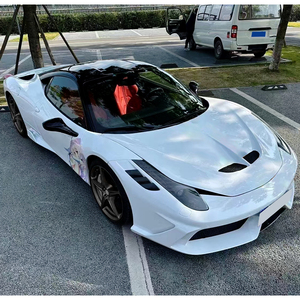 Kit de Carrocería de Fibra de Carbono para Modificación de Automóviles 2011-2016 con Faros Antiniebla, Parachoques Delantero y Capó para Ferrari 458 - Product Image 6