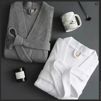 Peignoir de bain SPA personnalisé 100% coton, pyjama de luxe pour hôtel, peignoir pour hommes et femmes