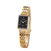 Nuevo Reloj de Cuarzo para Mujer con Esfera Rectangular, Estilo Coreano, de Lujo Ligero, Estilo Instagram, de Alta Gama