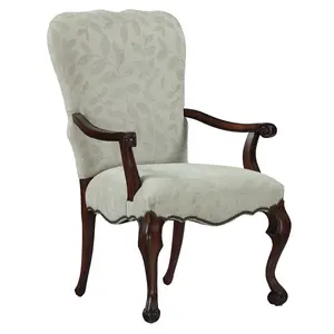Modern Designer Armchairs Italian Luxury Alder Solid Wood Chair Fabric Vinyl Leather Cover Armchair