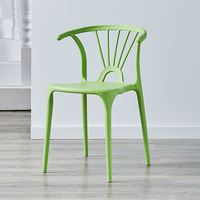 Chaise de salle à manger moderne, durable, empilable, imperméable, facile à nettoyer, confortable, sans accoudoirs, pour la famille, usage quotidien, longue durée