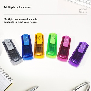 Timbri Tascabili Automatici Portatili 47*18MM <span class=keywords><strong>in</strong></span> Plastica Personalizzabili con Logo, Nome, Firma, Indirizzo, Autoinchiostranti Modello S1438 - Product Image 1