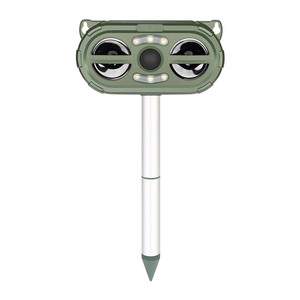 Repelente de Ratas Multifuncional al por Mayor de Fábrica, Repelente de Animales con Sensor Infrarrojo a Prueba de Agua para Exteriores, Alarma con Luz Estroboscópica LED - Product Image 5