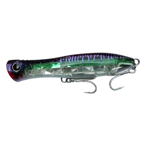 Leurre flottant artificiel Topwater Popper 16,5 cm - 79 g, leurre dur en plastique pour la pêche au bar et au brochet, vente en gros - Product Image 6