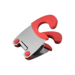 ที่หนีบหม้อสแตนเลส TPR พร้อมที่หนีบช้อน สำหรับอุปกรณ์ครัว - Product Image 3