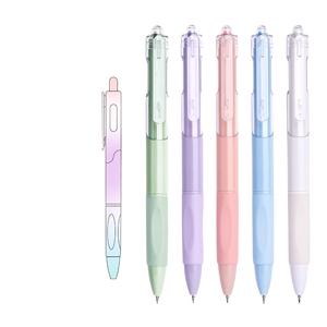 Lot de stylos gel 0,5 mm en plastique dégradé, mignons, à encre noire, personnalisables, pour promotion, bureau, école, étudiants, papeterie - Product Image 1