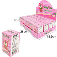 Vente en gros de figurines d'action Strawberry Bear Lot-so Kids Collection Porte-clés Boîte mystère