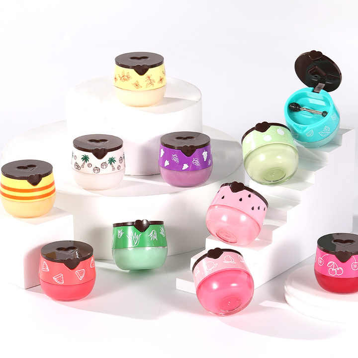 Wholesale Moisturizing Lip Balm  Custom Your Brand Natural Fruity Strawberry Vanilla  Lip Balm Vegan