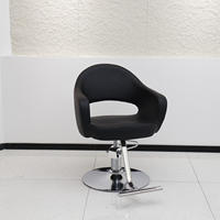 Kursi Barber Vintage Hitam Perlengkapan Salon Furnitur Pabrik Z untuk Penata Rambut