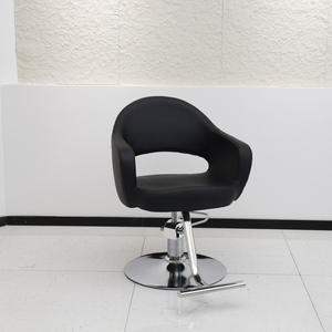 Chaises de barbier vintage noires Z Factory Furniture Salon Equipments, chaise de coiffure pour coiffeur - Product Image 3