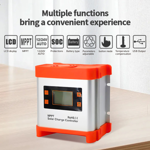 10A 20A 30A MPPT Controlador <span class=keywords><strong>de</strong></span> carga <span class=keywords><strong>solar</strong></span> 12V 24V 48V voltaje autoCon pantalla Lcd Equipo <span class=keywords><strong>de</strong></span> energía portátil - Product Image 4