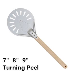 Pelle et coupe-<span class=keywords><strong>pizza</strong></span> de 10 pouces <span class=keywords><strong>XL</strong></span>, ronde, pour cuisine, avec manche long réglable, grande pelle, 24 pouces, avec pierre, lot de 3 - Product Image 3