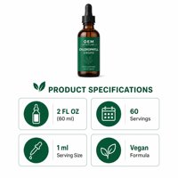 Complément alimentaire en gouttes de chlorophylle liquide, chlorophylle sans sucre avec saveur menthe naturelle, complément alimentaire, usine GMP personnalisée