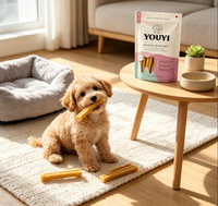YOUYI Sachet Doypack personnalisé imprimé pour aliments pour chiens, haute qualité, avec fenêtre refermable à fermeture éclair 12 couleurs, qualité alimentaire sans BPA, vente en gros