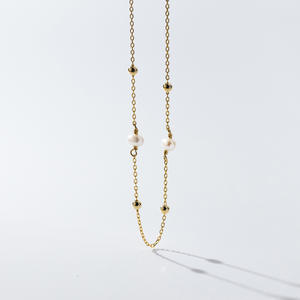 สร้อยคอเงินแท้ S925 ประดับมุกสังเคราะห์ ดีไซน์เฉพาะตัวสไตล์อินเทรนด์ แบรนด์ Star พร้อมสายคล้องคอแบบดึงออกได้ รุ่น Y02038 - Product Image 5