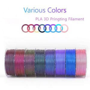 Filament PLA professionnel caméléon scintillant de haute qualité Lyjenny imprimante 3D créative consommable tiges en plastique Marsala - Product Image 3