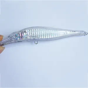 160毫米23g未引诱空白介质潜水Crankbaits钓鲈鱼未上漆的鱼饵