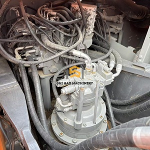 Excavatrice hydraulique sur chenilles Hitachi ZX240 d'occasion à vendre, faible usure, moteur, pompe et PLC d'origine pour le nettoyage de boues et la construction - Product Image 5