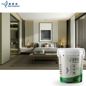 Pintura de Látex Ecológica BlueKingfisher para Interiores, Pintura Lavable para Paredes, para Decoración del Hogar, Revestimiento de Emulsión No Tóxica - Product Image 4