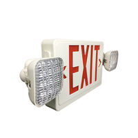 Auvent inclus panneau de sortie led double face personnalisé pour éclairage de secours mural d'escalier