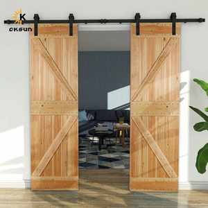 Perlengkapan Pintu Geser Gudang Modern Kokoh dari Pabrik Oksun, Set Roda Pintu Geser untuk Distributor - Product Image 2