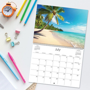<span class=keywords><strong>Calendrier</strong></span> mural saisonnier personnalisé 2026 avec reliure spirale, <span class=keywords><strong>calendrier</strong></span> mensuel à suspendre pour la maison - Product Image 3