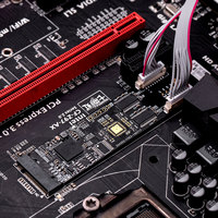 Tarjeta Adaptadora de Puerto Serie Dual RS232 Lekuo Industrial M.2 B+M Key, PCIe 2.0 X1, 2 Puertos, 921.6kbps, 16550 UART, 1 Año de Garantía